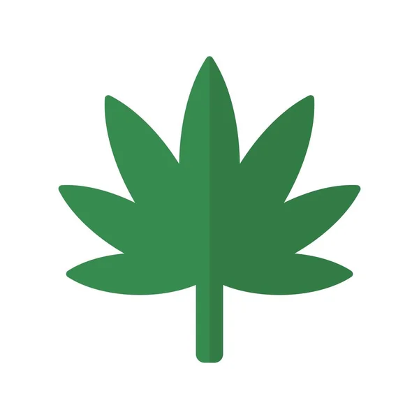 Leaf Flat Vector Icon Desig — Stockvektor