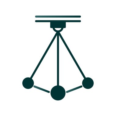 Sarkaç Gradyan Vektör Simgesi Tasarımı