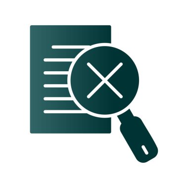 Araştırma Kabartması Gradyan Vektör Simgesi Tasarımı