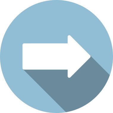 Sağa Dön Çember Vektör Simgesi Tasarımı