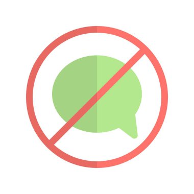 Konuşan Düz Işık Vektörü Simgesi Tasarımı Yok