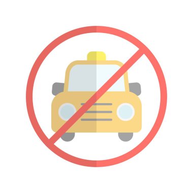 Trafik Düz Işık Vektörü Simgesi Tasarımı Yok