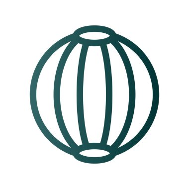 Lamba Çizgisi Gradyan Vektör Simgesi Tasarımı