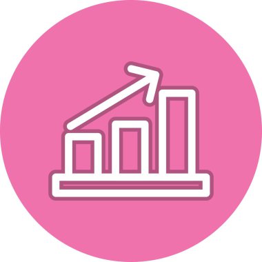 Analitik Satır Çemberi Vektör Simgesi Tasarımı