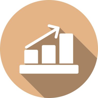 Analitik Kabartma Çemberi Vektör Simgesi Tasarımı