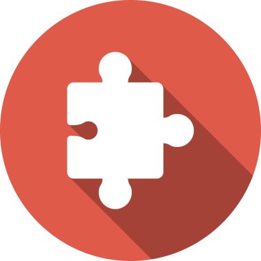  Bulmaca Kabartma Çemberi Vektör Simgesi Tasarımı