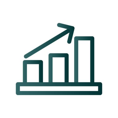  Analitik Satır Gradyan Vektör Simgesi Tasarımı