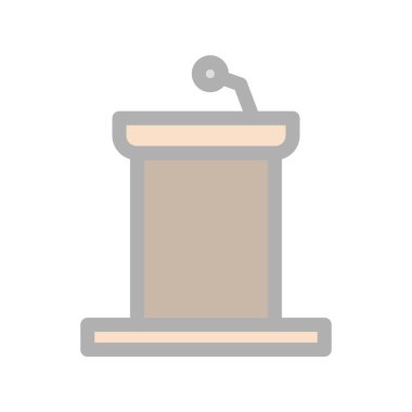 Podyum Satırı Işık Vektörü Simgesi Tasarımı