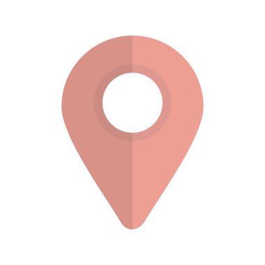  Konum Düz Işık Vektörü Simgesi Tasarımı