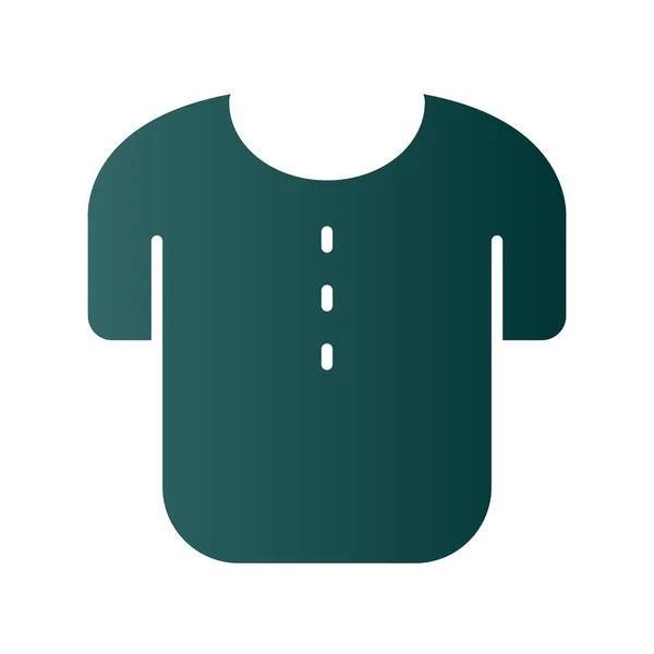 Camisa Glyph Gradiente Vector Ícone Desig — Vetor de Stock