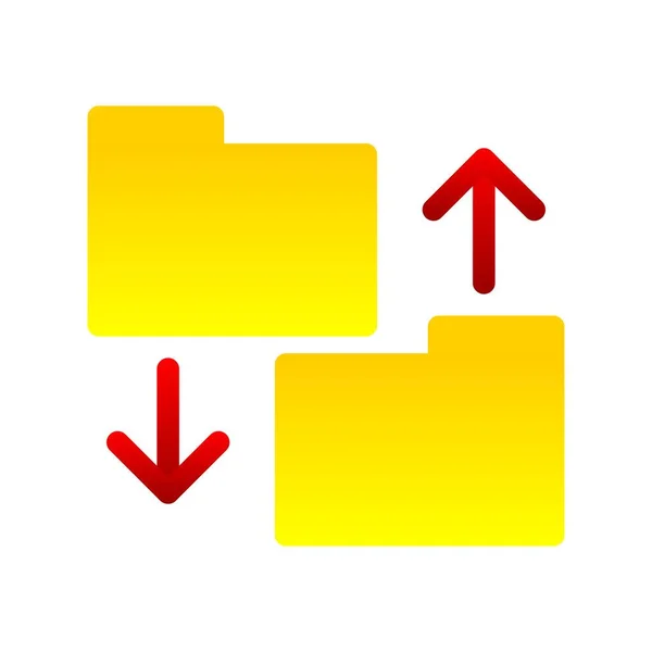 数据平面梯度矢量Icon设计 — 图库矢量图片