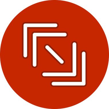 Satır Çemberi Vektör Simgesi Tasarımı Arttır