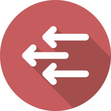 Sol Tarafın Okunun Kabartma Çemberi Vektör Simgesi Tasarımı