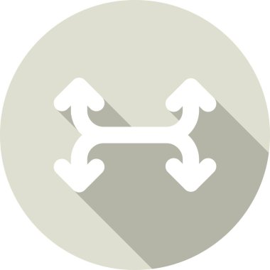 Yukarı ve Aşağı Ok Kabartma Çemberi Vektör Simgesi Tasarımı