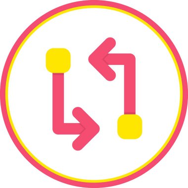  Düz Çember Vektör Simgesi Tasarımı