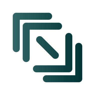 Kabartma Gradyan Vektör Simgesi Tasarımı Artır