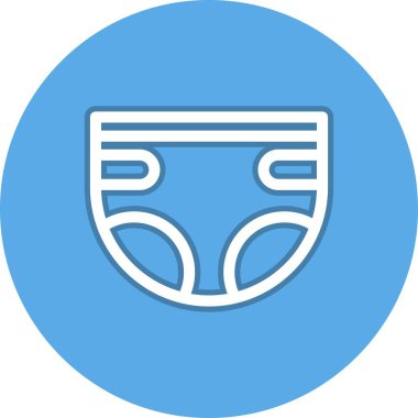 Bez Çizgisi Çember Vektör Simgesi Tasarımı