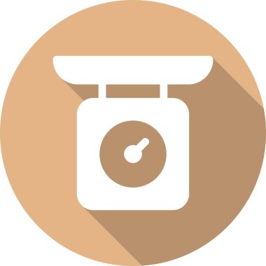 Bebek Ağırlığı Kabartma Çemberi Vektör Simgesi Tasarımı