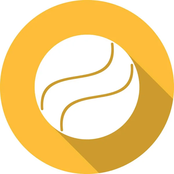 Ball Glyph Circle Vector Icon Design — Stock Vector