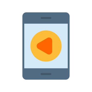 Düz Vektör Simgesi Tasarımı Çal