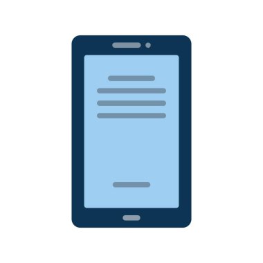 Ebook Düz Vektör Simgesi Tasarımı