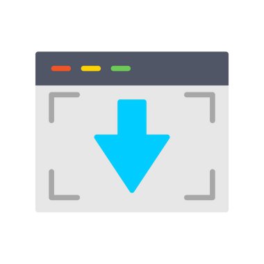 Düz Vektör Simgesi Tasarımı İndir