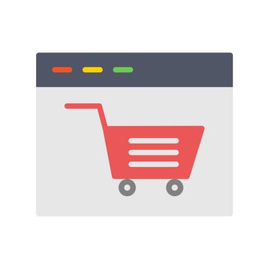 Çevrimiçi İndirimli Düz Vektör Simgesi Tasarımı