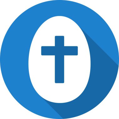 Çapraz Kabartma Çemberi Vektör Simgesi Tasarımı