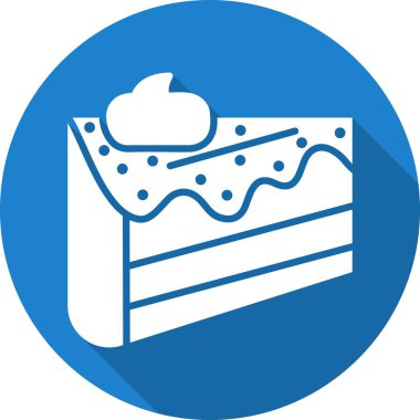 Tatlı Kabartma Çemberi Vektör Simgesi Tasarımı