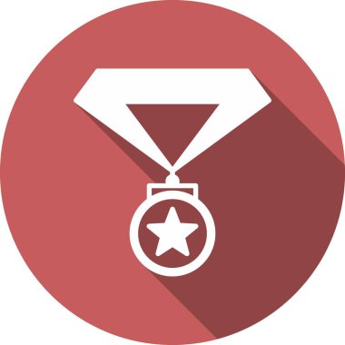 Madalya Kabartma Çemberi Vektör Simgesi Tasarımı