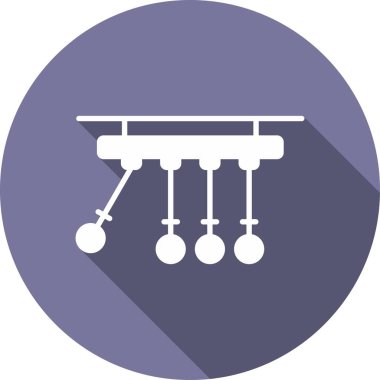 Momentum Glyph Çember Vektör Simgesi Tasarımı