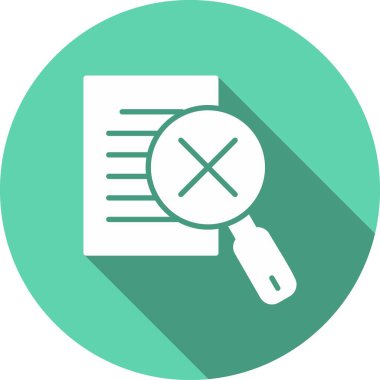 Araştırma Kabartma Çemberi Vektör Simgesi Tasarımı