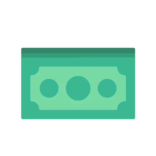 Dinero Plano Vector Icon Desig — Archivo Imágenes Vectoriales