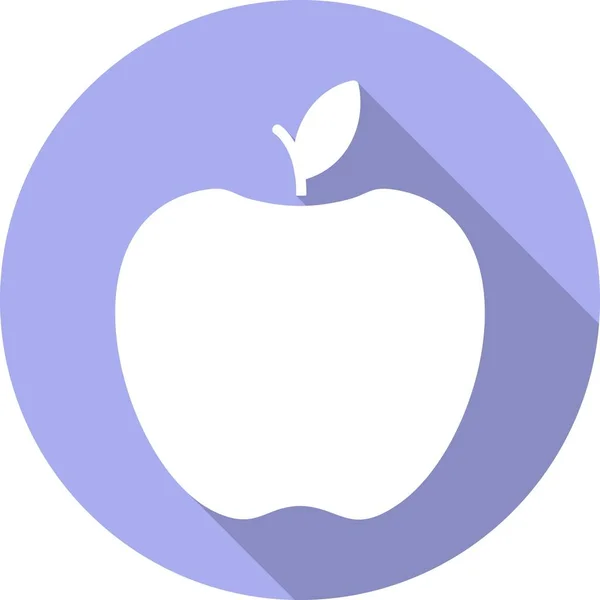 Fruit Glyph Circle Vector Icon Desig — Stockvektor