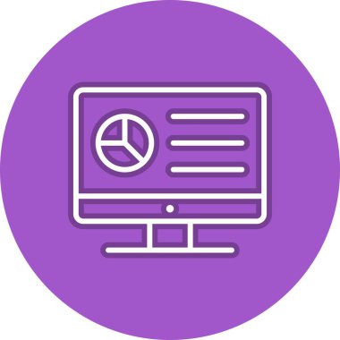 Turta Satırı Çemberi Vektör Simgesi Tasarımı