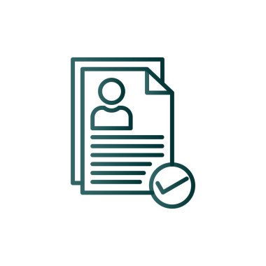 Satır Gradyan Vektör Simgesi Tasarımı Doğrula