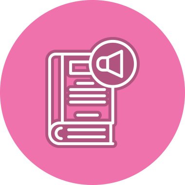 Satır Çemberi Vektör Simgesi Tasarımı Dinle