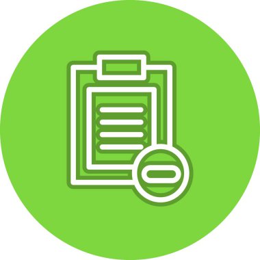 Satır Çemberi Vektör Simgesi Tasarımı Sil