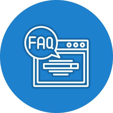 Web sayfası Çember Vektör Simgesi Tasarımı