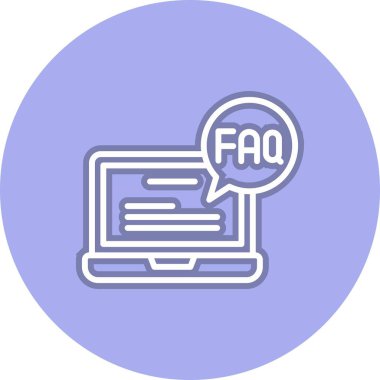 Servis Satırı Çemberi Vektör Simgesi Tasarımı