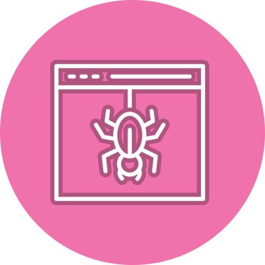 Kötü Yazılım Çizgisi Kriket Vektörü Simgesi Tasarımı