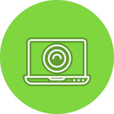 Web Güvenlik Hattı Kriko Vektör Simgesi Tasarımı