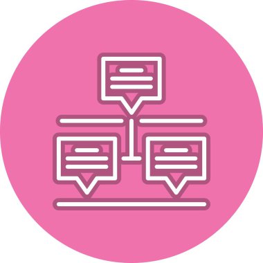 Zaman Çizgisi Çember Vektör Simgesi Tasarımı