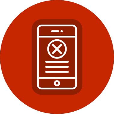 Satır Çemberi Vektör Simgesi Tasarımı Kapat