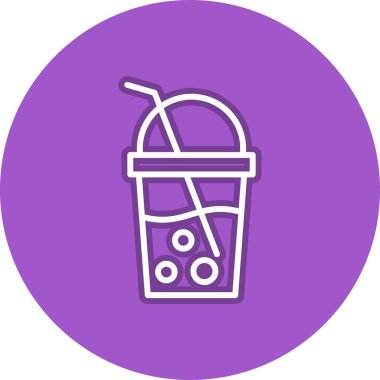 Soda Hattı Çemberi Vektör Simgesi Tasarımı