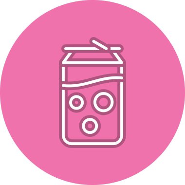 Satır Çemberi Vektör Simgesi Tasarımı