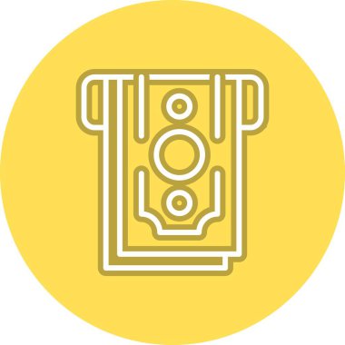 Satır Çemberi Vektör Simgesi Tasarımı