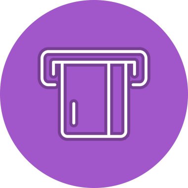 ATM Hat Çemberi Vektör Simgesi Tasarımı