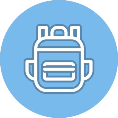 Torba Hattı Çemberi Vektör Simgesi Tasarımı