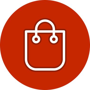 Torba Hattı Çemberi Vektör Simgesi Tasarımı